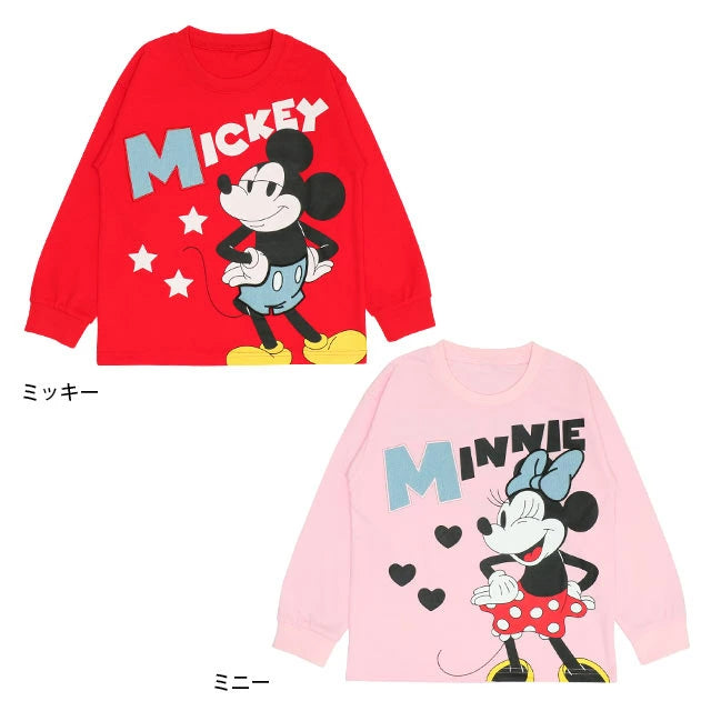 Japanese BDL x Disney long-sleeved tops (80-140cm) for boys and girls (spring/summer)