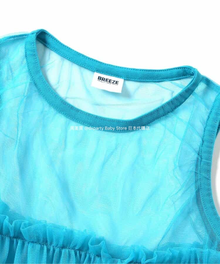 Japanese children's clothing BREEZE chiffon vest top 80-140cm girls summer TOPS