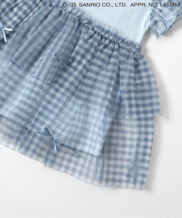 Japanese Ampersand x Sanrio Bow-knot Tulle Two-Piece Set (80-140cm) for Girls Spring TOPS PANTS (Other Brands)