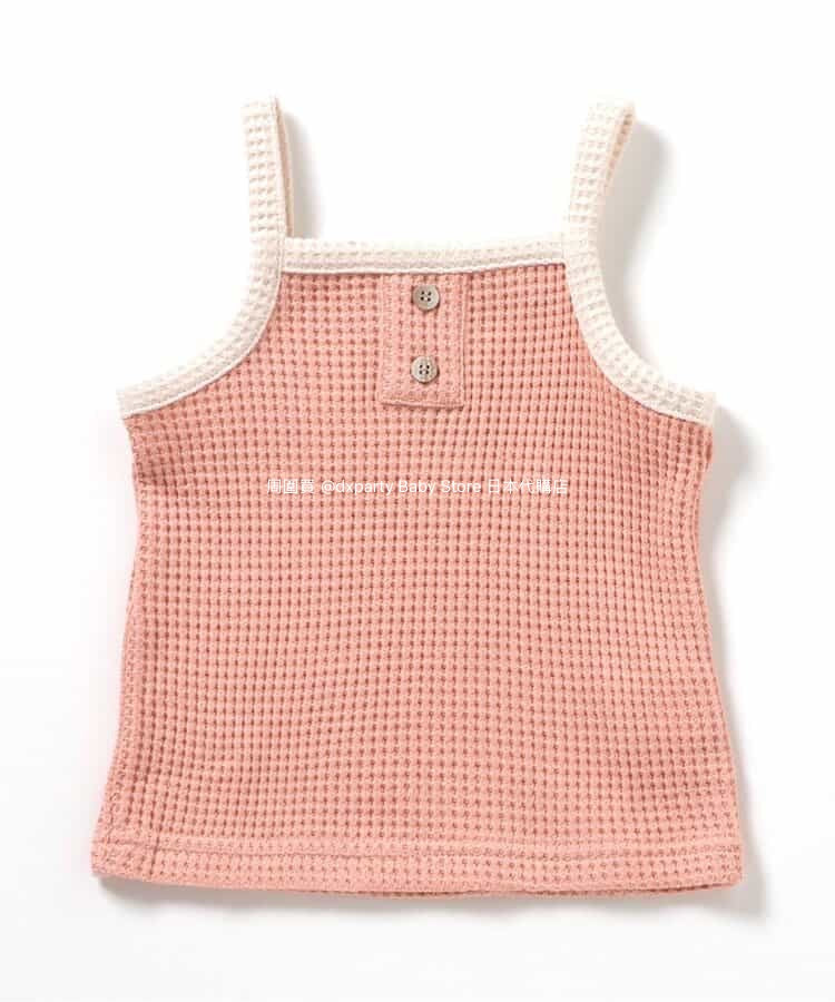Japanese children's clothing BREEZE waffle camisole top 80-140cm girls summer TOPS