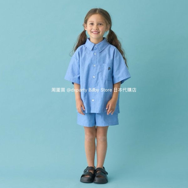 Japanese children's clothing b・R# casual shirt 100-150cm boys/girls spring and summer TOPS
