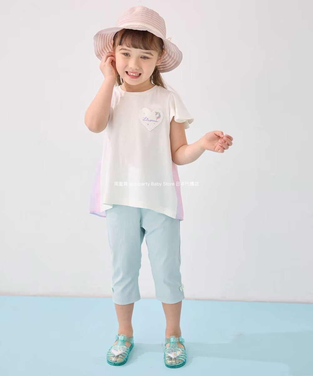 Japanese children's clothing aF#a325 contact cold stretch leggings 100-160cm girls summer PANTS