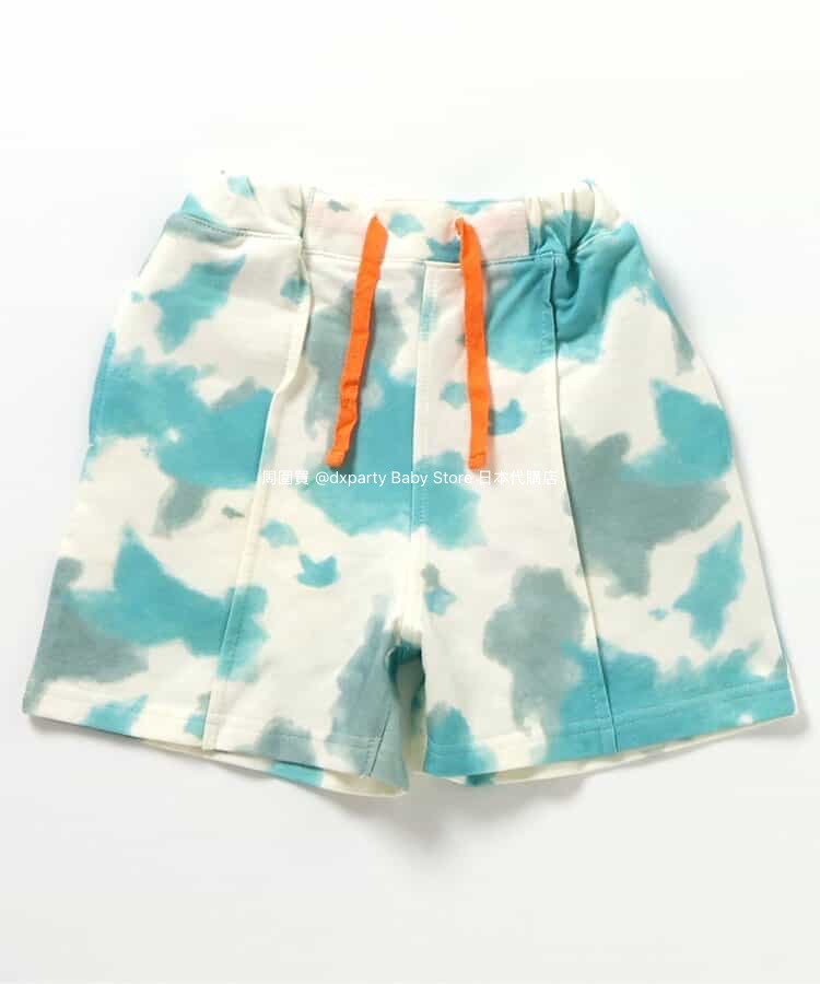 Japanese children's clothing BREEZE tie-dye shorts 90-150cm boys'/girls' summer PANTS