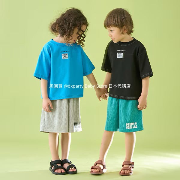 Japanese children's clothing b・R# mesh sports shorts 100-150cm boys/girls summer PANTS