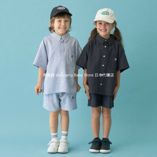 Japanese children's clothing b・R# casual shirt 100-150cm boys/girls spring and summer TOPS