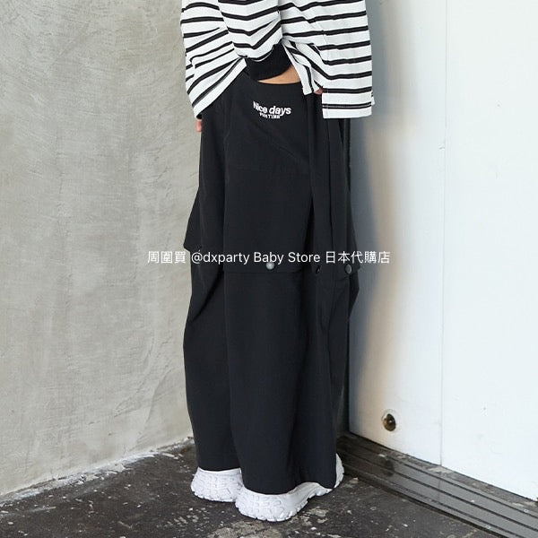 Japanese children's clothing b・R# 2Way detachable shorts loose stretch pants 100-150cm boys/girls spring and summer PANTS