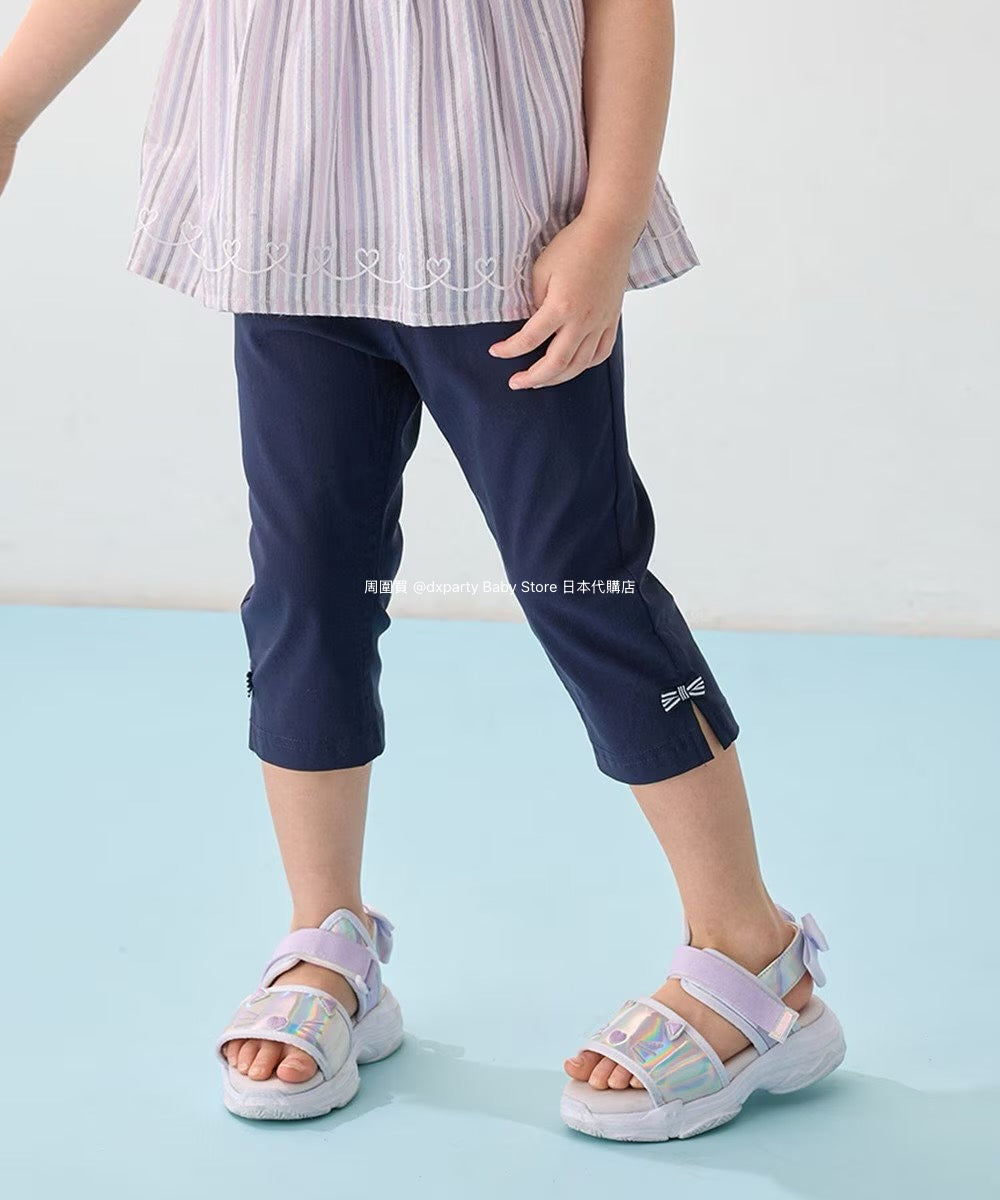 Japanese children's clothing aF#a325 contact cold stretch leggings 100-160cm girls summer PANTS