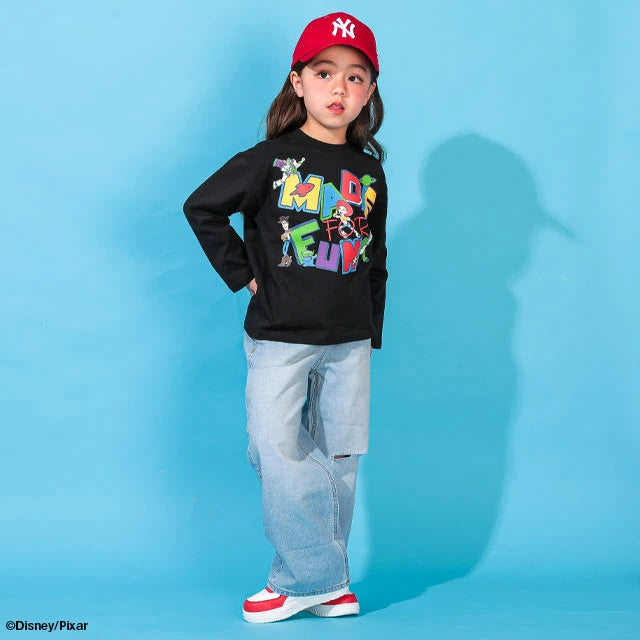 Japanese children's clothing BDL x Disney Toy Story printed top 80-140cm boys' spring and summer TOPS