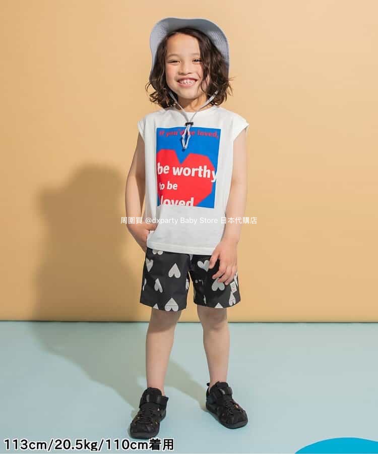 Japanese children's clothing BREEZE sleeveless printed top 80-140cm boys/girls summer TOPS