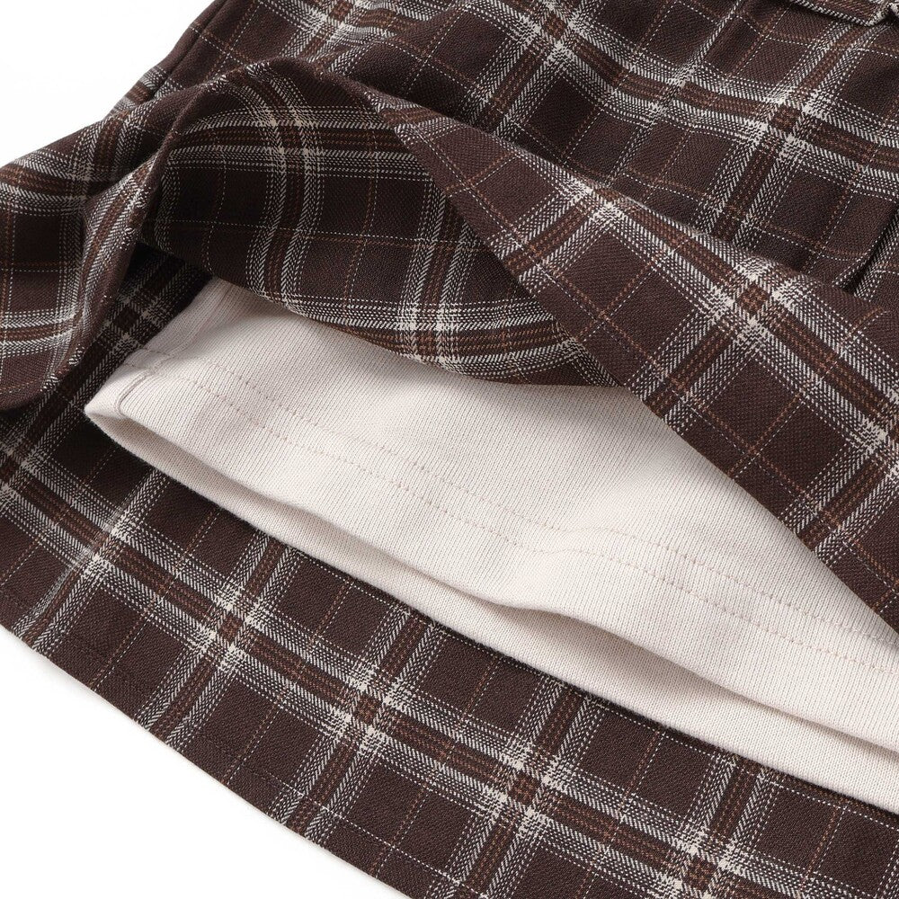 日本童裝 SLAP SLIP 假兩件格紋針織上衣 80-130cm 女童款 冬季 TOPS