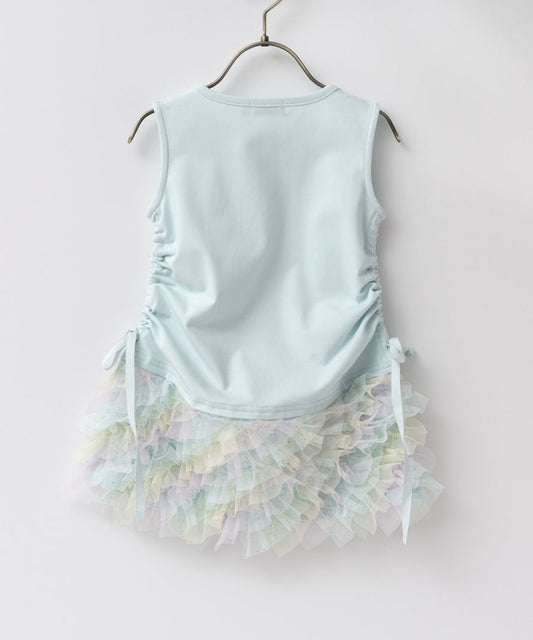 日本童裝 panpantutu 背心拼紗紗tutu連身裙 80-140cm 女童款 夏季 DRESSES