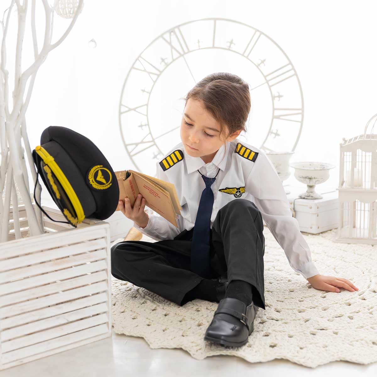 Japanese direct delivery little witch 110-140cm girls Halloween cosplay costume Halloween ghost special