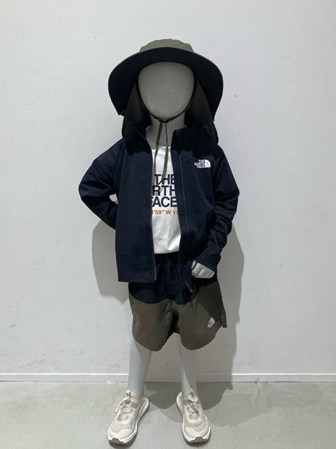 日本童裝 TNF 防UV 吸汗速乾 靜電護理 親子裝 防曬外套 100-120cm 男童款/女童款 夏季 OUTERWEAR