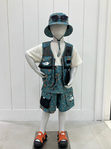 日本童裝 TNF 防水系列 靜電護理 山系探險背心外套 110-150cm 男童款/女童款 夏季 OUTERWEAR