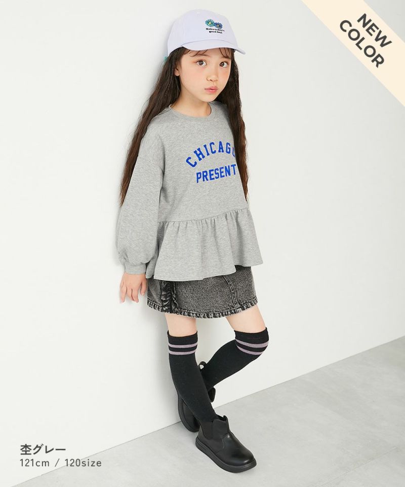 日本童裝 dev!rock 荷葉邊衛衣 100-160cm 女童款 冬季 TOPS