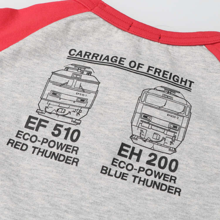 Japanese Moujonjon JR Freight Train Top 90-130cm Boys Summer TOPS Railway Series