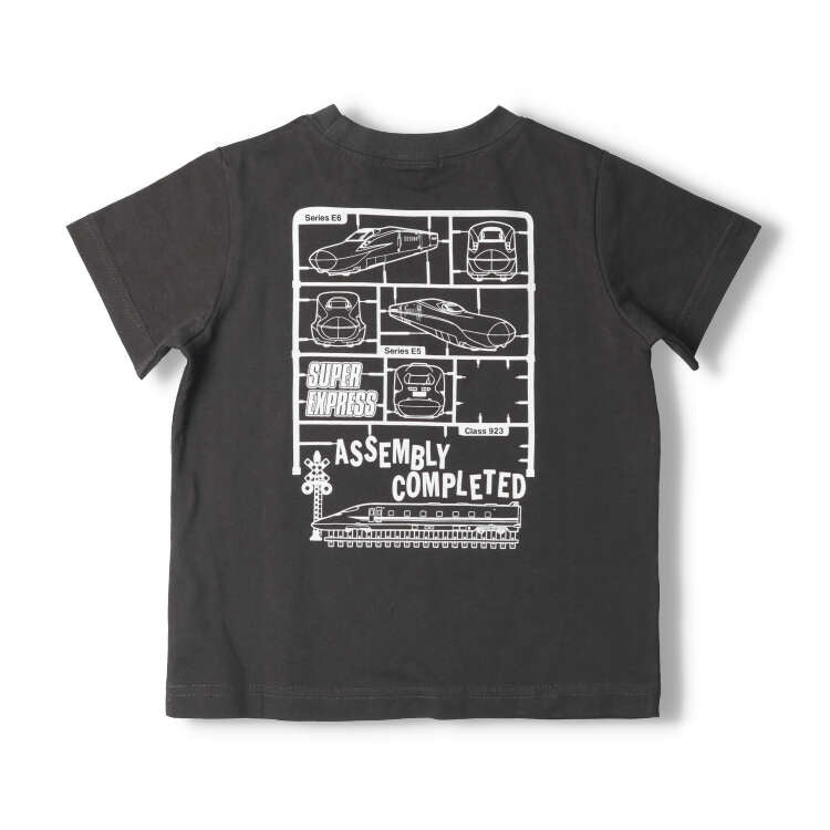 Moujonjon Shinkansen Tops (90-130cm) for Boys (Japanese Children's Clothing) Summer TOPS Railway Series
