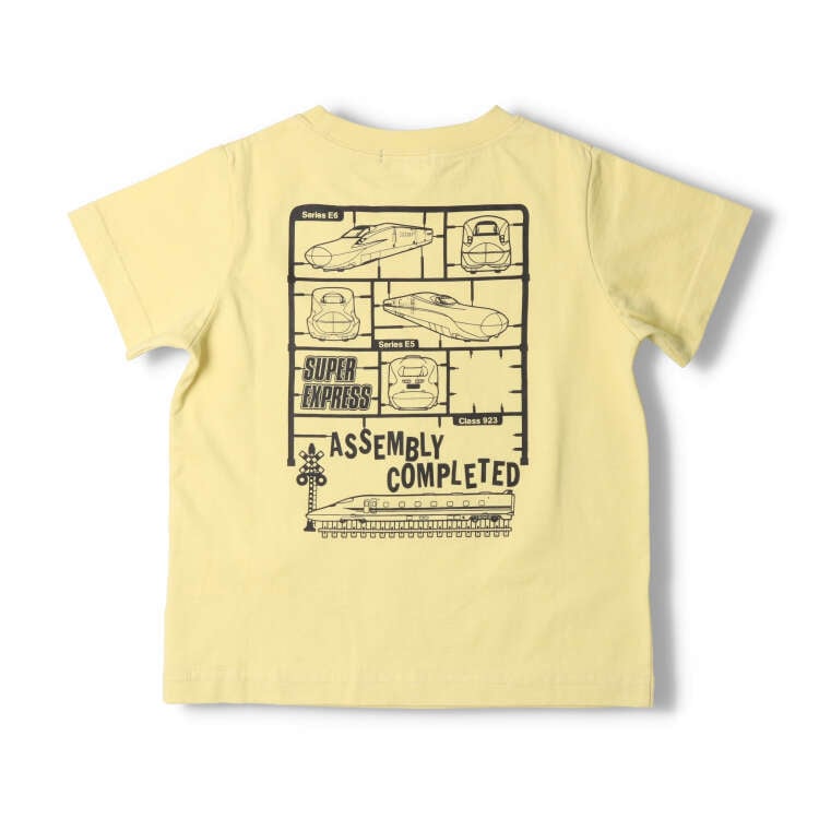 Moujonjon Shinkansen Tops (90-130cm) for Boys (Japanese Children's Clothing) Summer TOPS Railway Series