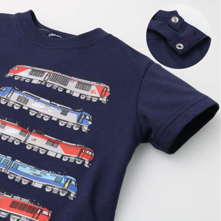Moujonjon Japanese-made JR freight train collection tops 90-130cm Boys' Summer TOPS Railway Series