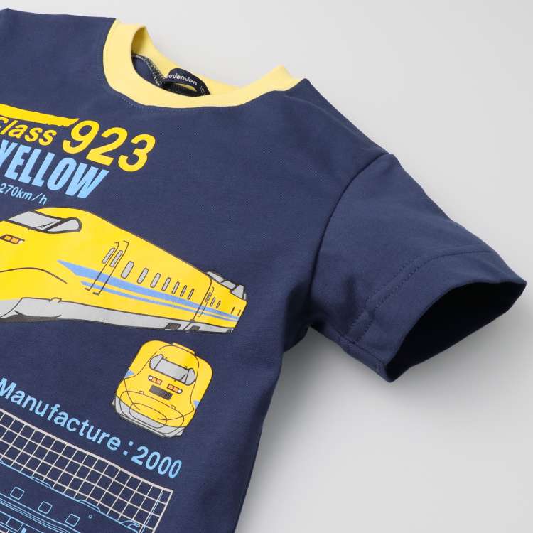 Moujonjon JR Shinkansen Tops (100-130cm) for Boys (Summer TOPS) (Railway Series)