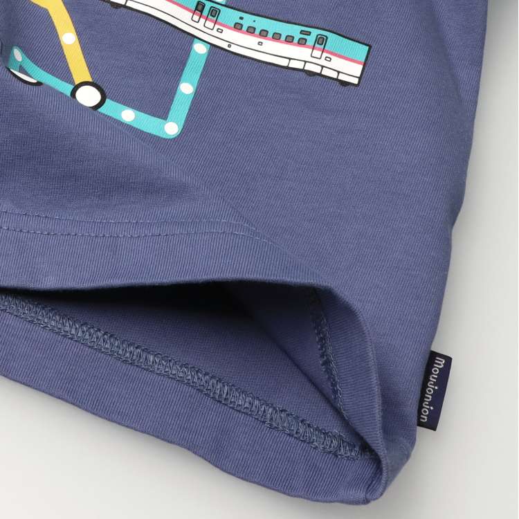 Moujonjon JR Shinkansen Tops (100-130cm) for Boys (Summer TOPS) (Railway Series)