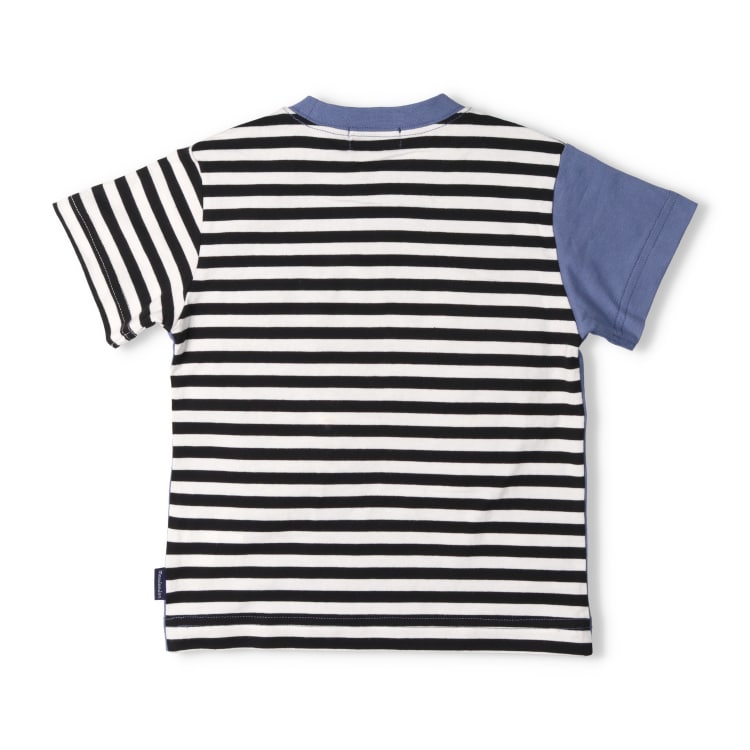 Japanese Moujonjon children's clothing on the line tram cutting top 90-120cm boys' summer TOPS railway series