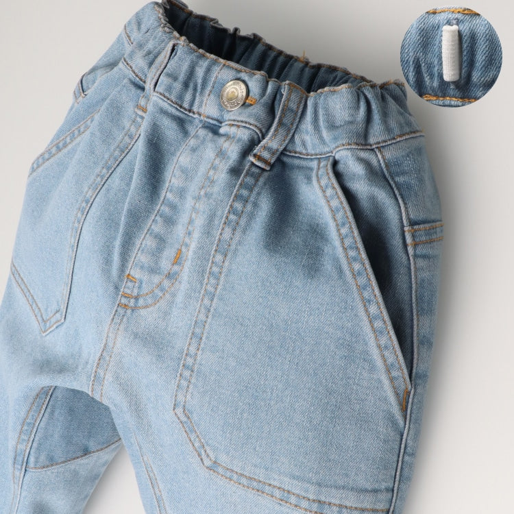 Moujonjon JR Shinkansen Denim Pants 90-140cm Boys' Summer PANTS Railway Series