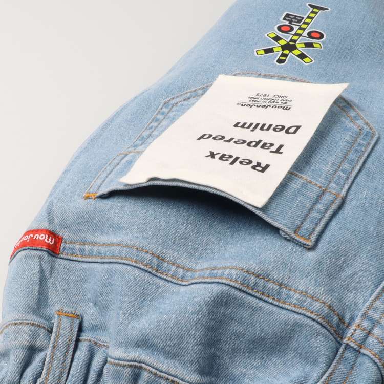 Moujonjon JR Shinkansen Denim Pants 90-140cm Boys' Summer PANTS Railway Series
