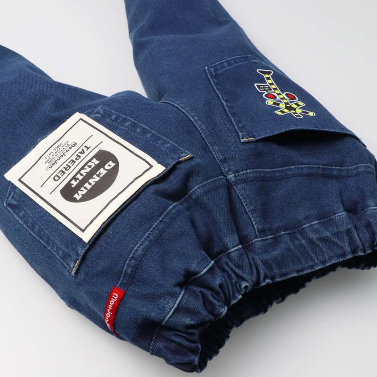 Moujonjon JR Shinkansen Denim Pants (80-140cm) for Boys (Summer) - Railway Series