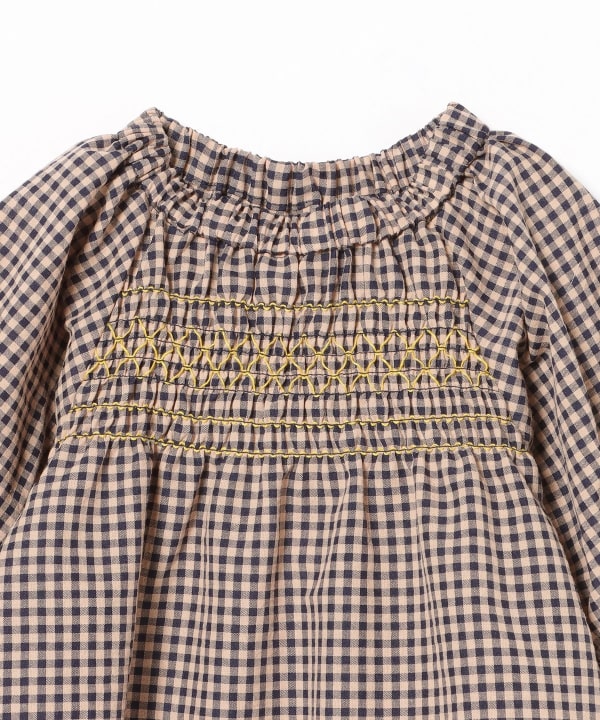 日本童裝 BEAMS mini 打纜上衣 90-140cm 女童款 夏季 TOPS