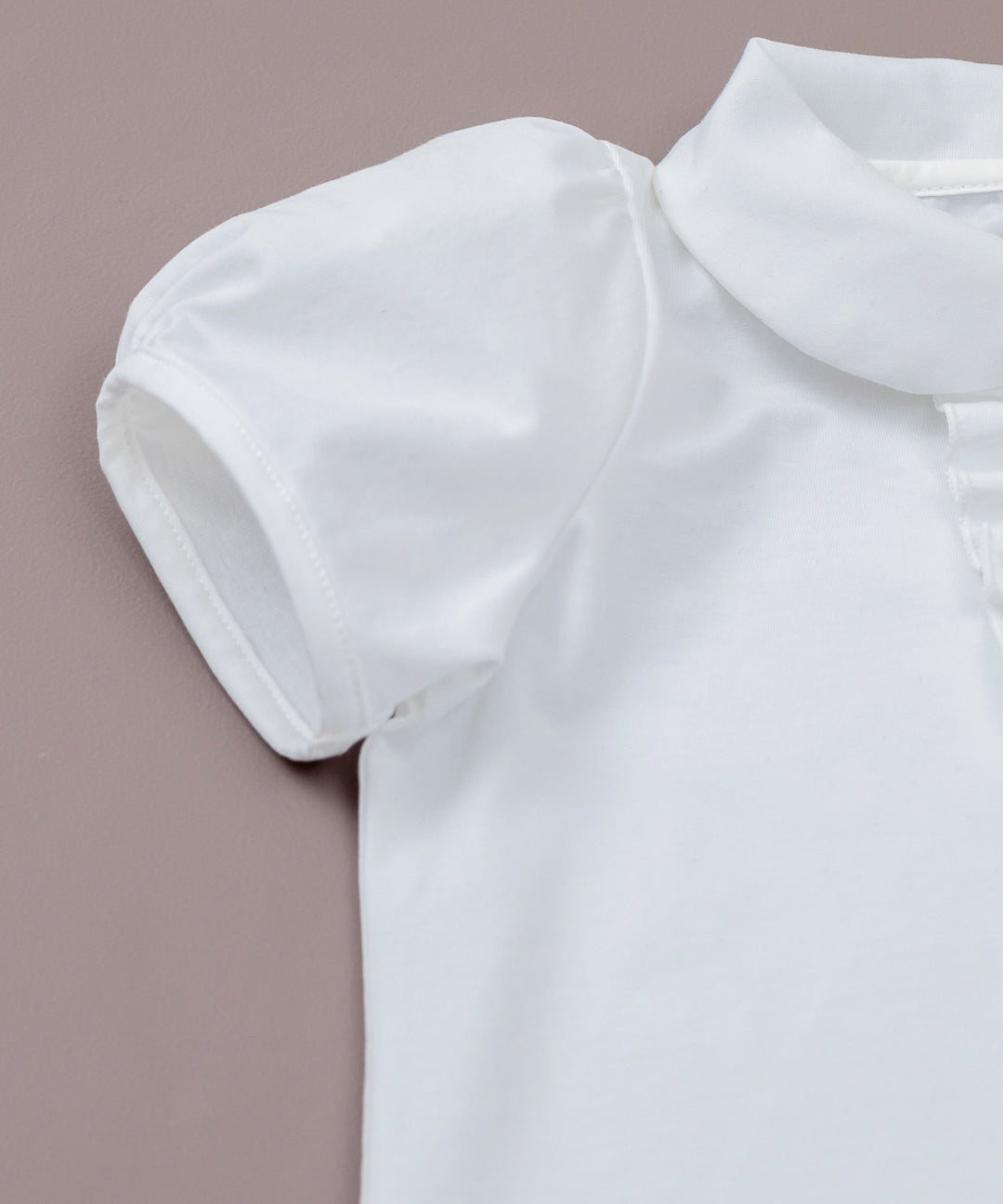 Japanese children's clothing panpantutu classic ruffle shirt 80-150cm girls summer TOPS interview / banquet / performance