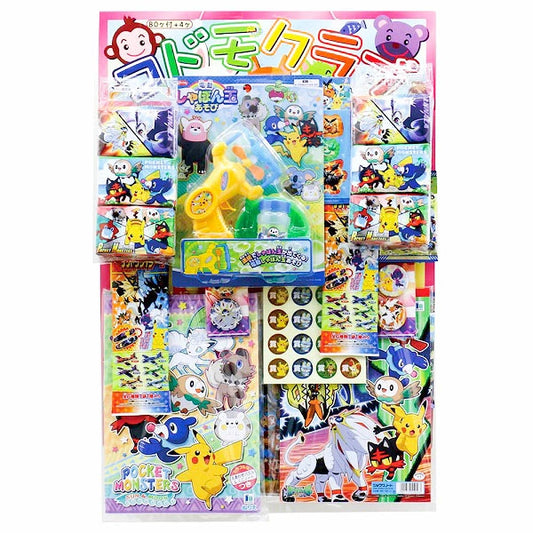 日本直送 Pokemon抽獎板 80+4人分 Party 抽獎箱/抽獎板 滿$900可加$25免運 聖誕快樂特輯/新年行運發財特輯