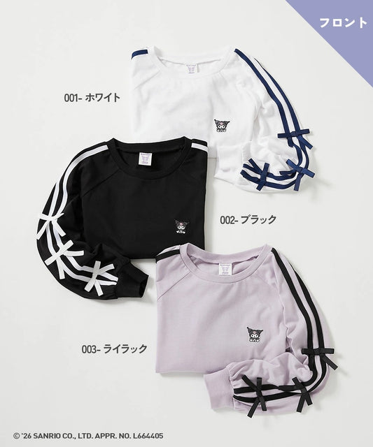日本童裝 dev!rock x Sanrio 絲帶長袖上衣 120-160cm 女童款 春季 TOPS