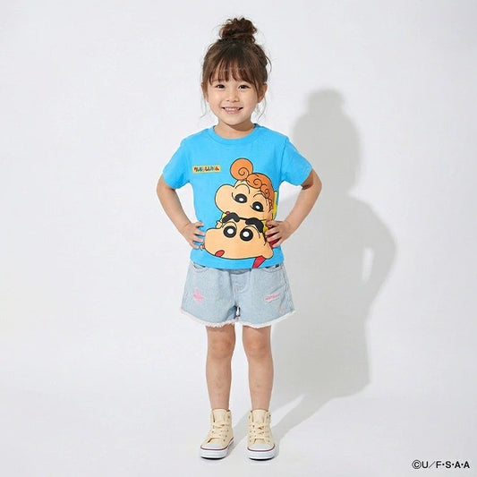 Japanese BDL x Disney parent-child print tops (80-150cm) for boys and girls (summer TOPS)