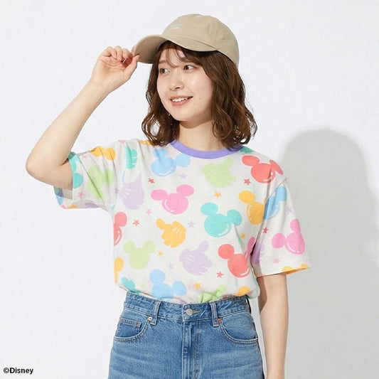 Japanese BDL x Disney parent-child print tops (80-150cm) for boys and girls (summer TOPS)
