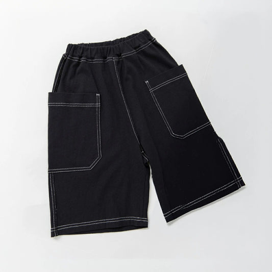 日本童裝 Branshes 吸汗速乾 拼接工裝短褲 90-150cm 男童款 夏季 PANTS
