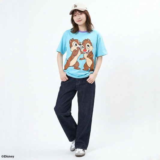 Japanese BDL x Disney parent-child print tops (80-150cm) for boys and girls (summer TOPS)