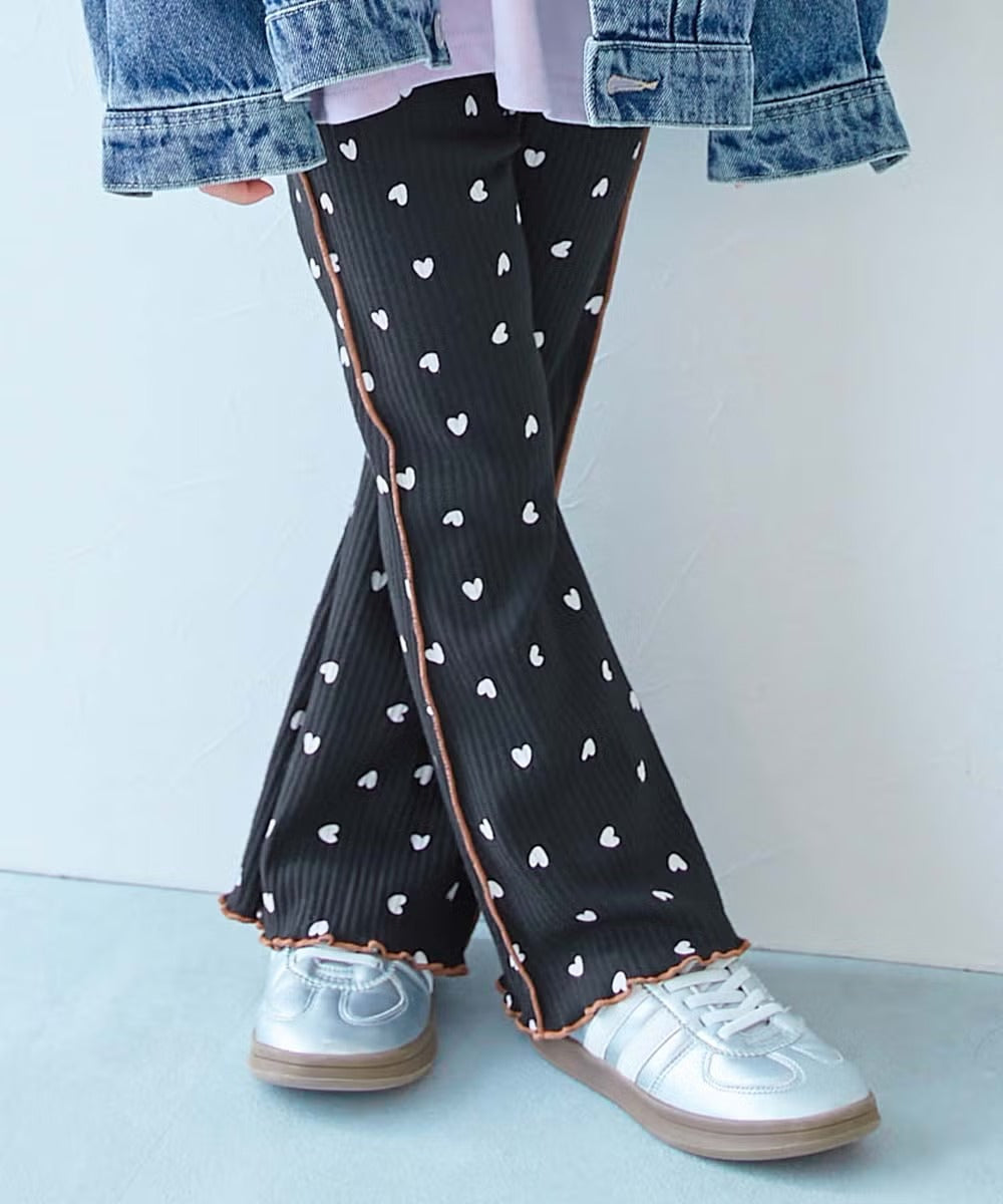 日本童裝 dev!rock 羅紋喇叭褲 100-160cm 女童款 秋季 PANTS