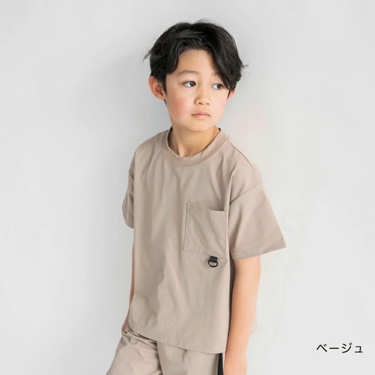 日本童裝 Branshes 速乾系列 抗皺 山系短袖上衣 120-150cm 男童款 夏季 TOPS