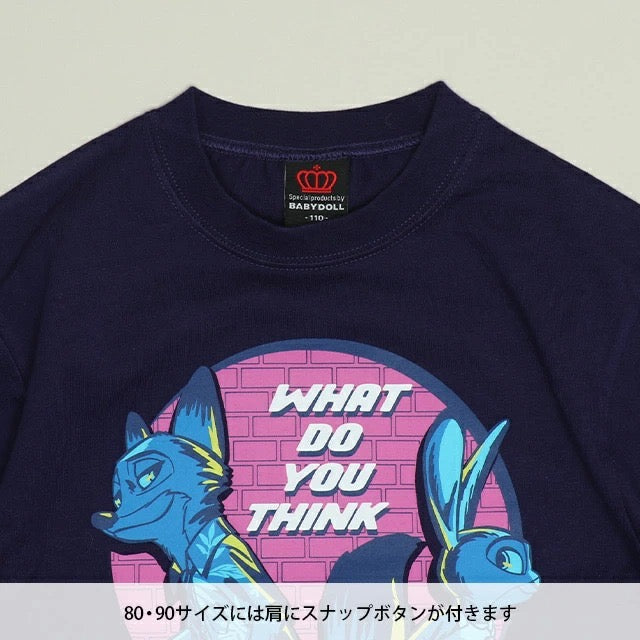 Japanese BDL x Disney parent-child print tops (80-150cm) for boys and girls (summer TOPS)