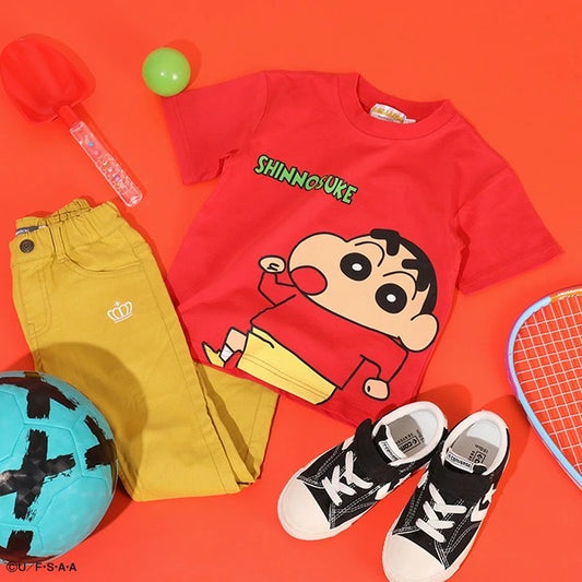 Japanese BDL x Disney parent-child print tops (80-150cm) for boys and girls (summer TOPS)