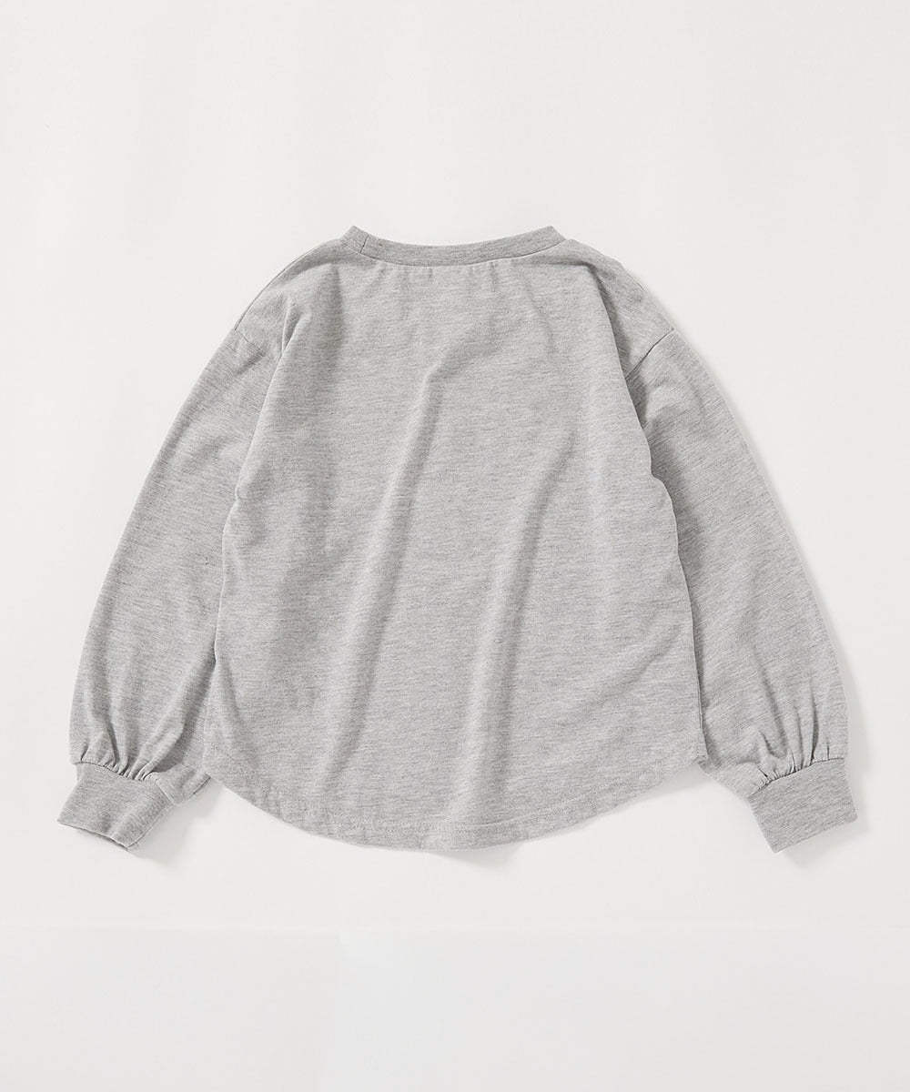 日本童裝 dev!rock 緞帶長袖上衣 100-160cm 女童款 TOPS 春季