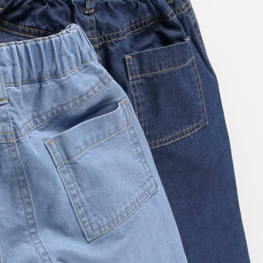 日本童裝 Branshes 牛仔寬褲 90-150cm 女童款 夏季 PANTS