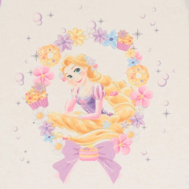日本童裝 BDL x Disney Princess緞帶露肩泡泡袖上衣 100-130cm 女童款 夏季 TOPS