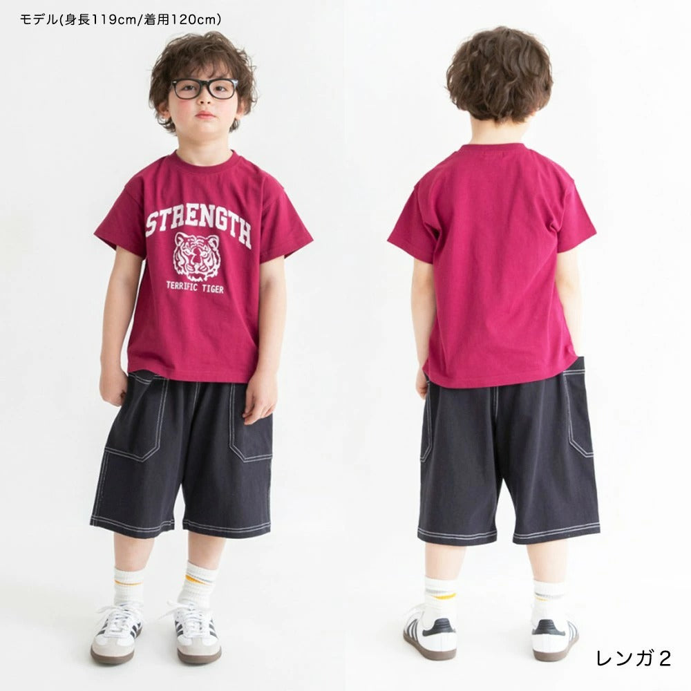 日本童裝 Branshes 印花短袖上衣 80-150cm 男童款 夏季 TOPS