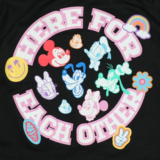 Japanese BDL x Disney parent-child print tops (80-150cm) for boys and girls (summer TOPS)