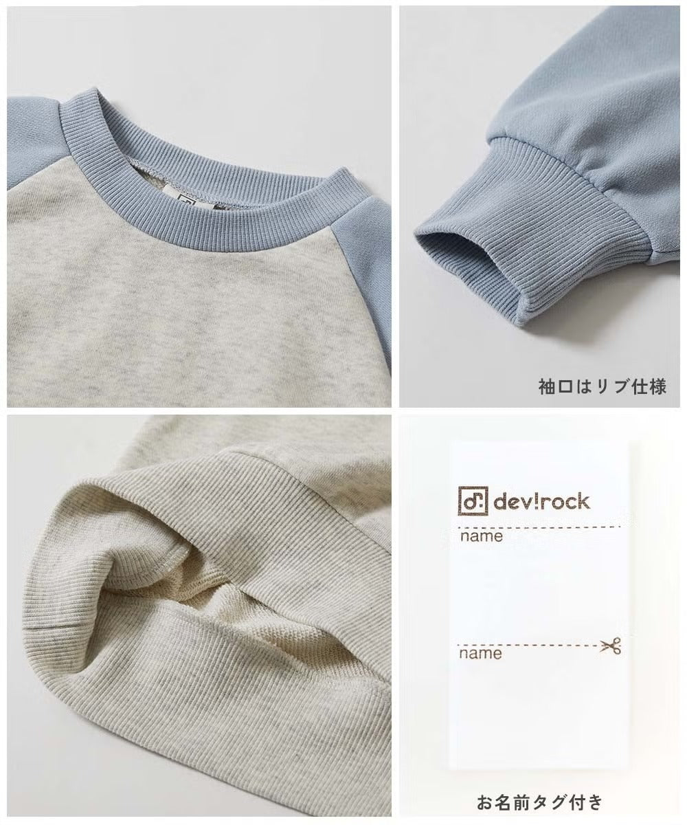 日本童裝 dev!rock 印花長袖衛衣 90-160cm 女童款 冬季 TOPS