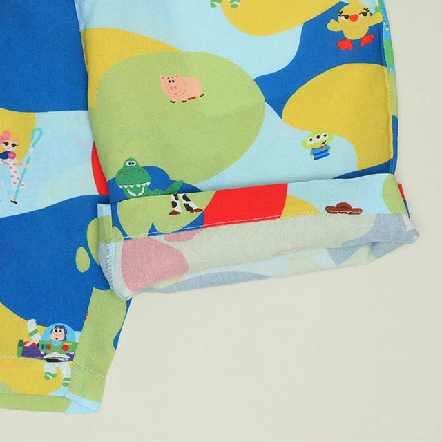 Japanese BDL x Disney parent-child print tops (80-150cm) for boys and girls (summer TOPS)