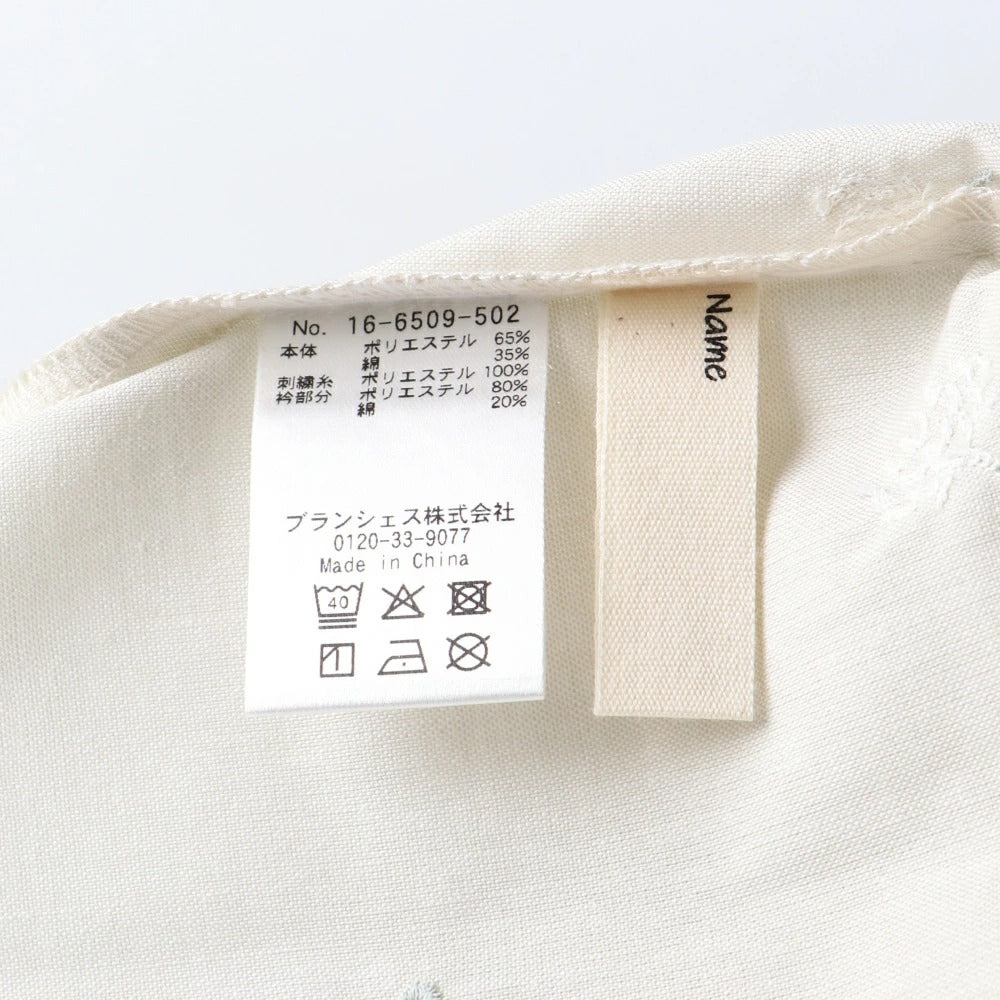 日本童裝 Branshes x coco 親子裝 刺繡襯衫上衣 90-140cm/M-L 女童款/大人款 夏季 TOPS