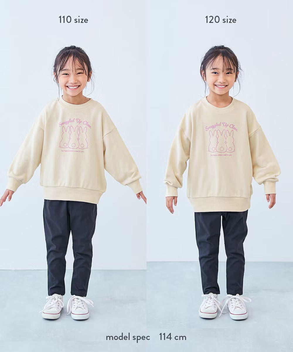 日本童裝 dev!rock 印花長袖衛衣 90-160cm 女童款 冬季 TOPS